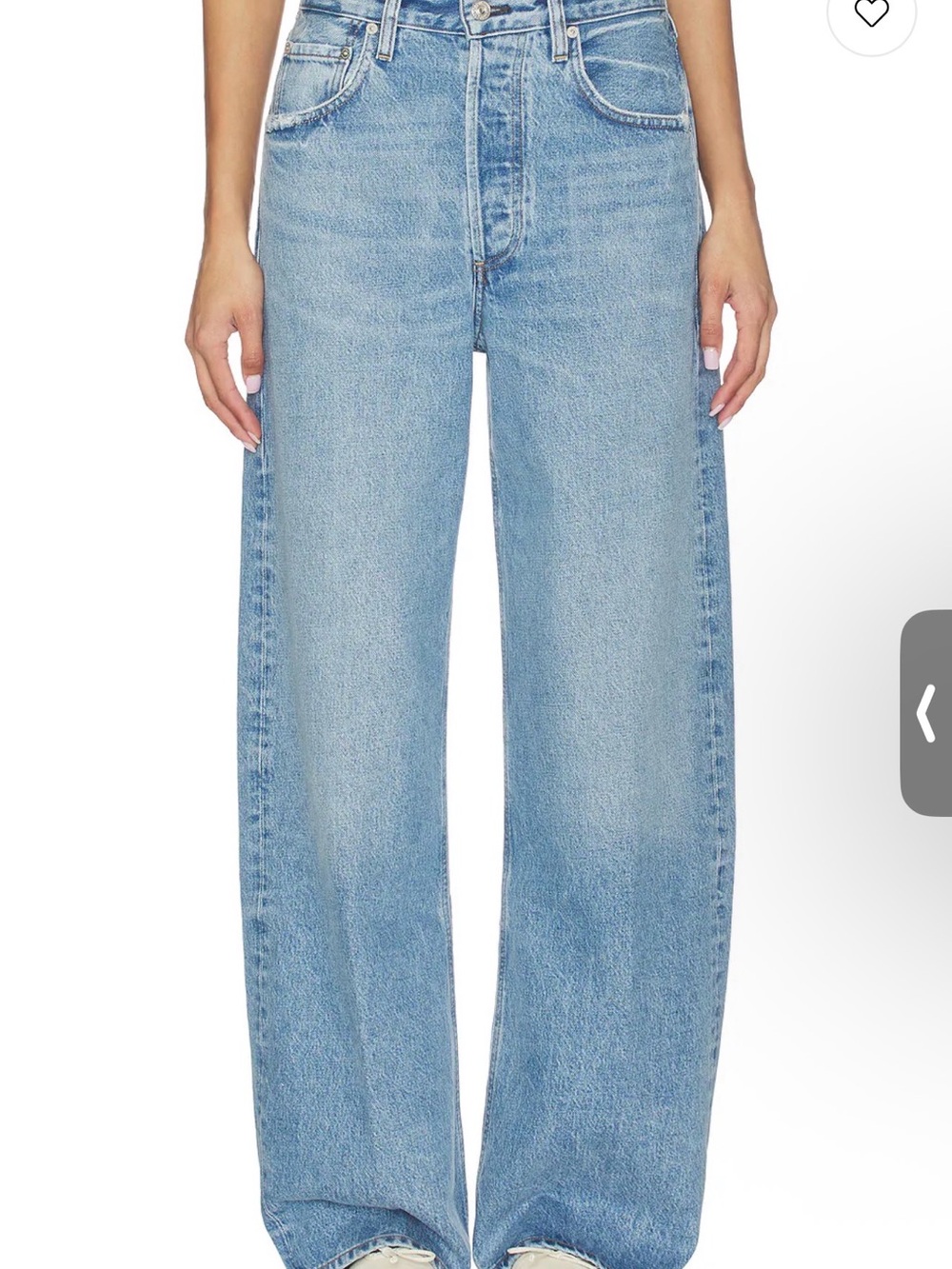 Citizens Of Humanity Ayla Light Blue Straight Leg Women's Jeans